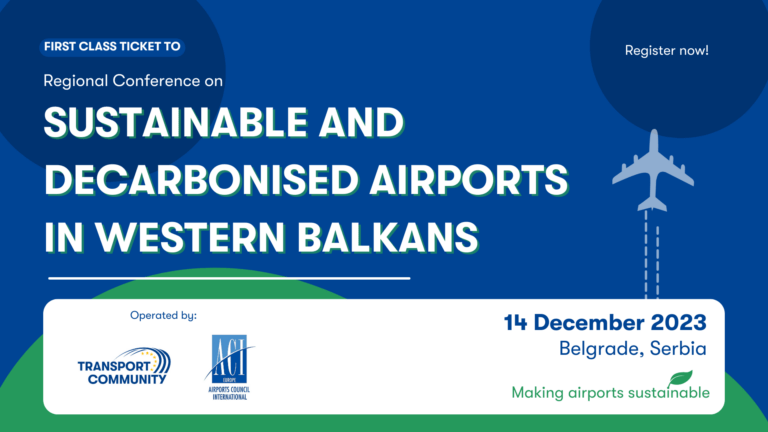 Registration Open: Conference on Sustainable and Decarbonised Airports in Western Balkans