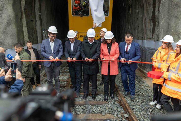 Kosovo* Inaugurates Two Tunnels within Line 10 Railway Rehabilitation Project