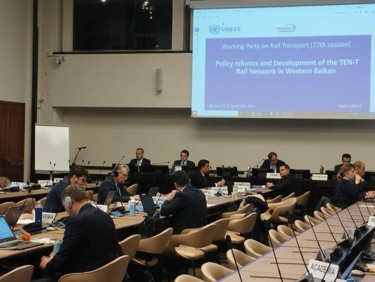 Transport Community Addresses Future of International Rail Traffic at 77th UNECE Working Party