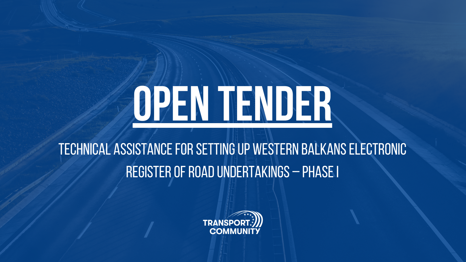 Open Tender: Technical Assistance for setting up Western Balkans ...