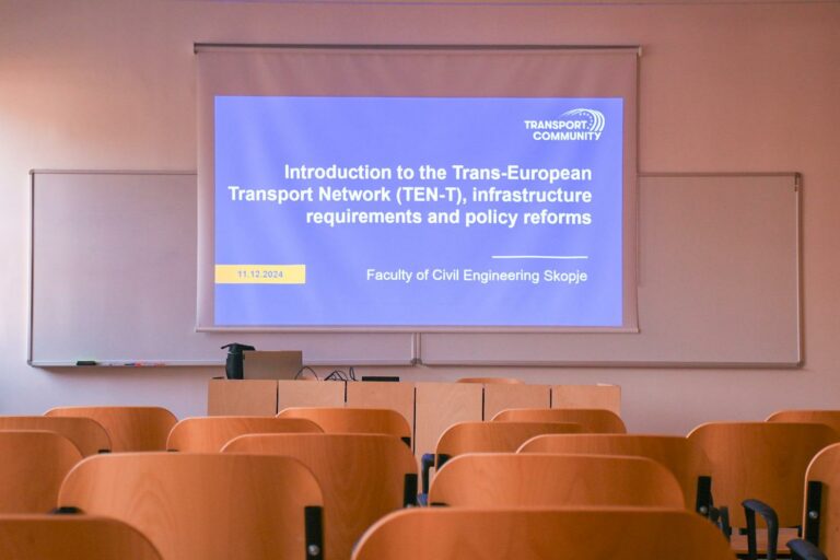 Skopje Hosts Lecture on Future of European Transport Networks