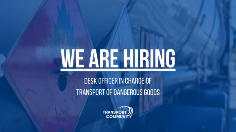 Vacancy Notice – Desk Officer in Charge of Transport of Dangerous Goods